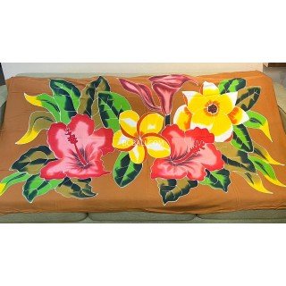 Hot Sale Rayon Sarong Lava Lava Hand Painted by Balinese Artisans High Quality